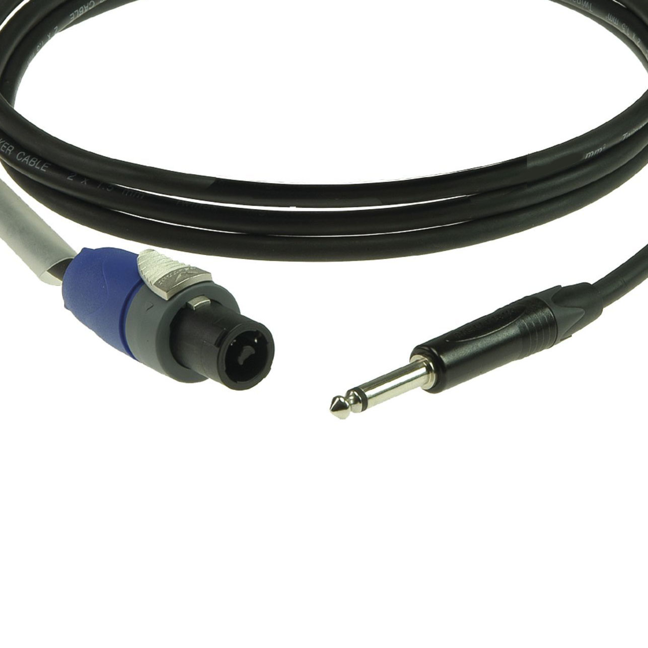1м кабель Speakon - Jack 6,3 mm (2 x 1,5 mm2) Neutrik MMAG