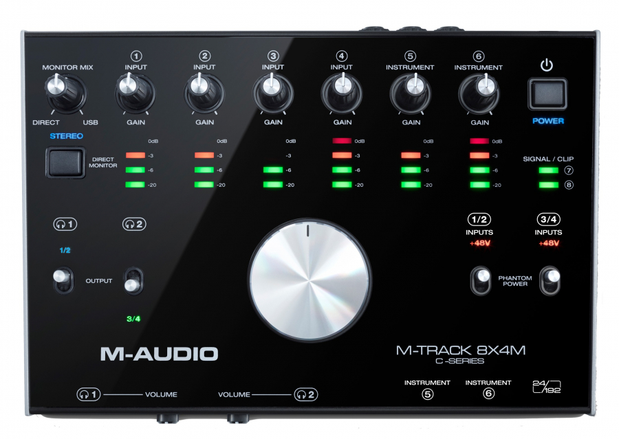 M-Audio M-Track 8X4M - поющие квартеты одобряют!