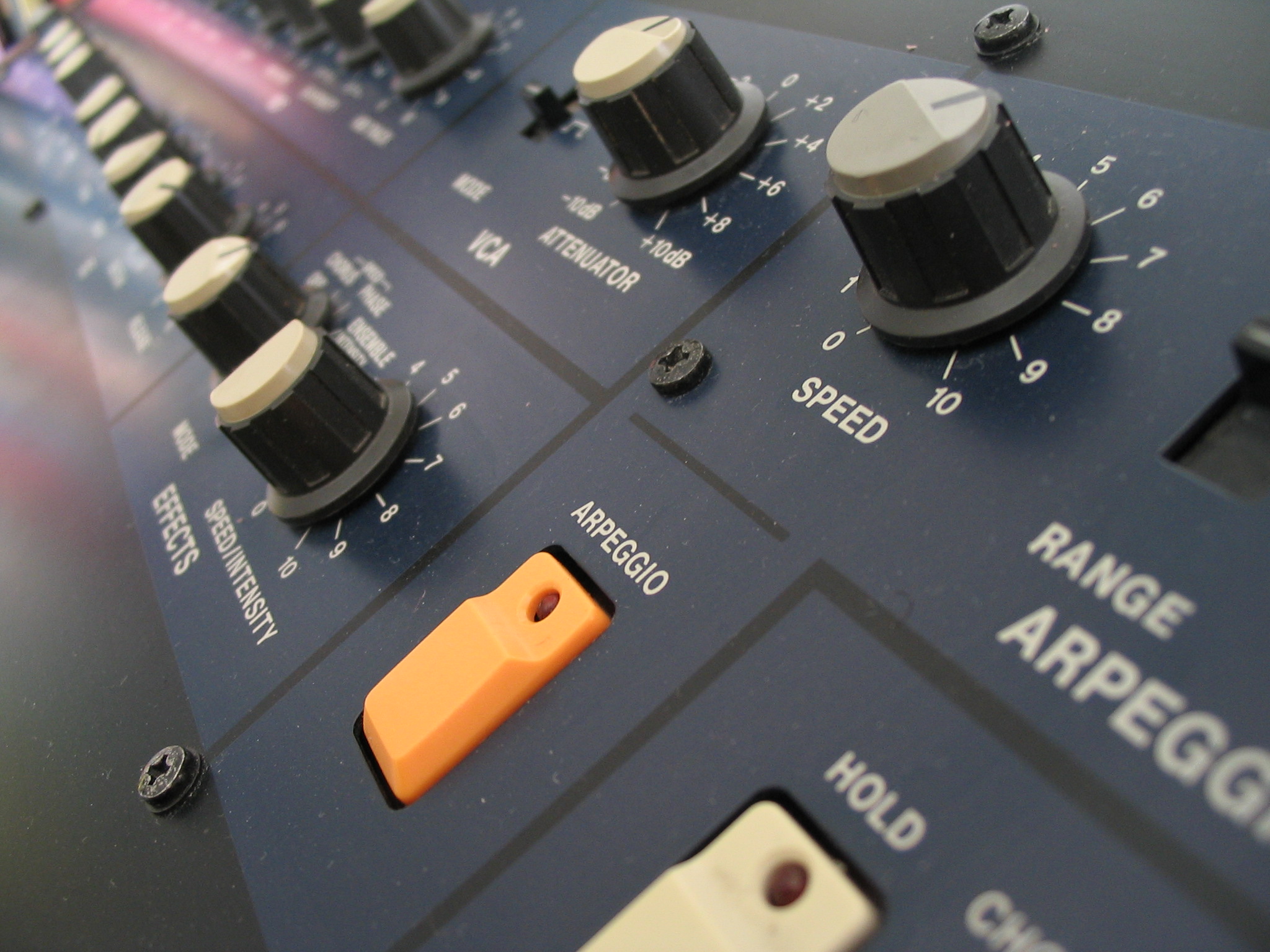 Korg Polysix arpeggiator