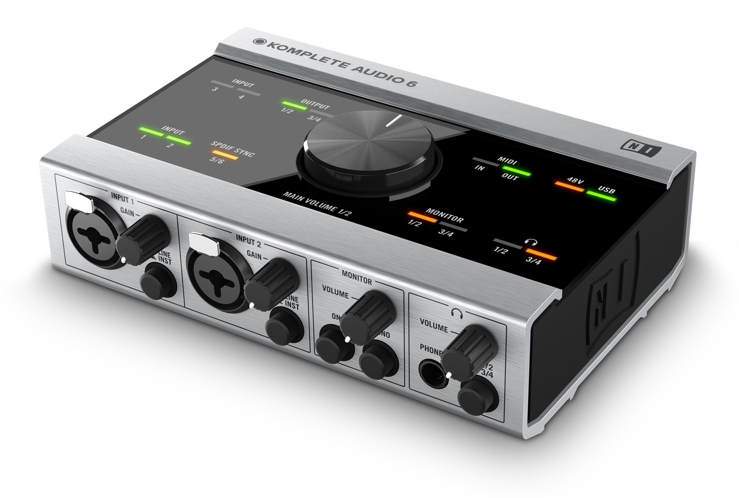 Звуковая карта для домашней студии. Komplete Audio 6 mk2. Native instruments Komplete Audio 6.