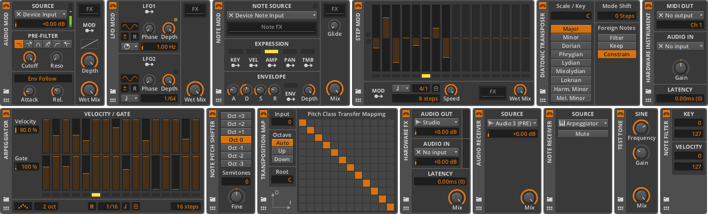 mmag bitwig Devices Modulators