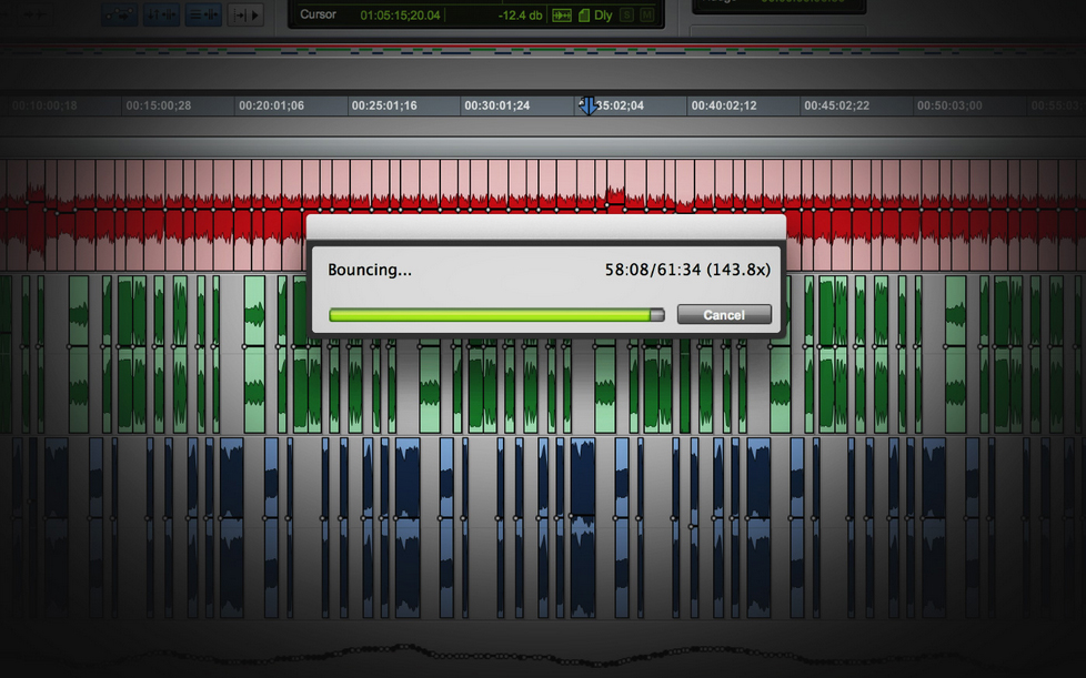 Deliver mixes with lightning-fast offline bounce