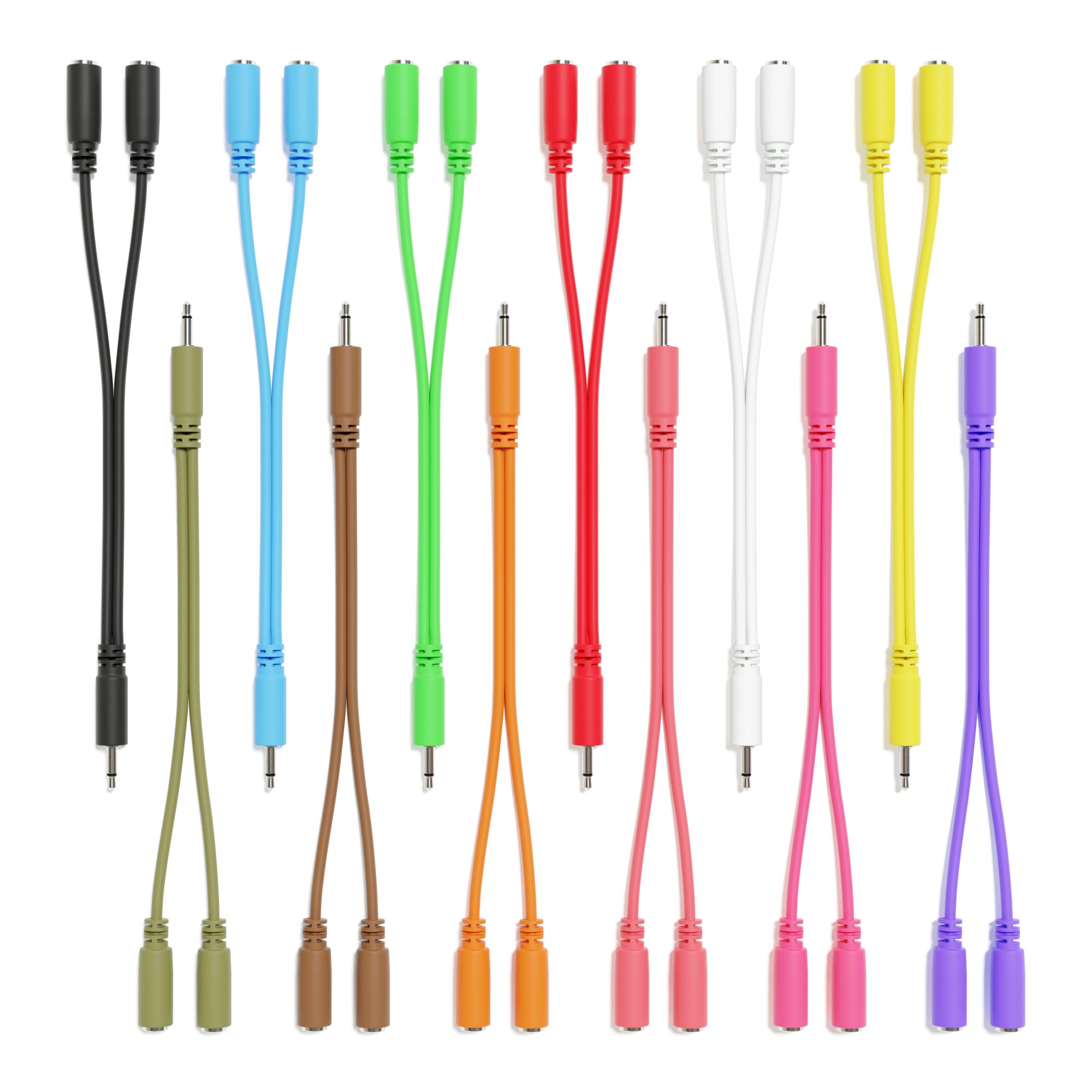 Y Splitter Patch Cable (15см) 1 шт Патч кабели для аналоговых синтезаторов и звуковых модулей