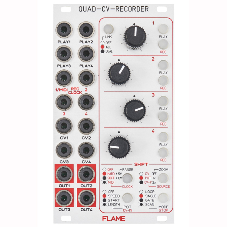 Flame Quad CV Recorder Eurorack модули