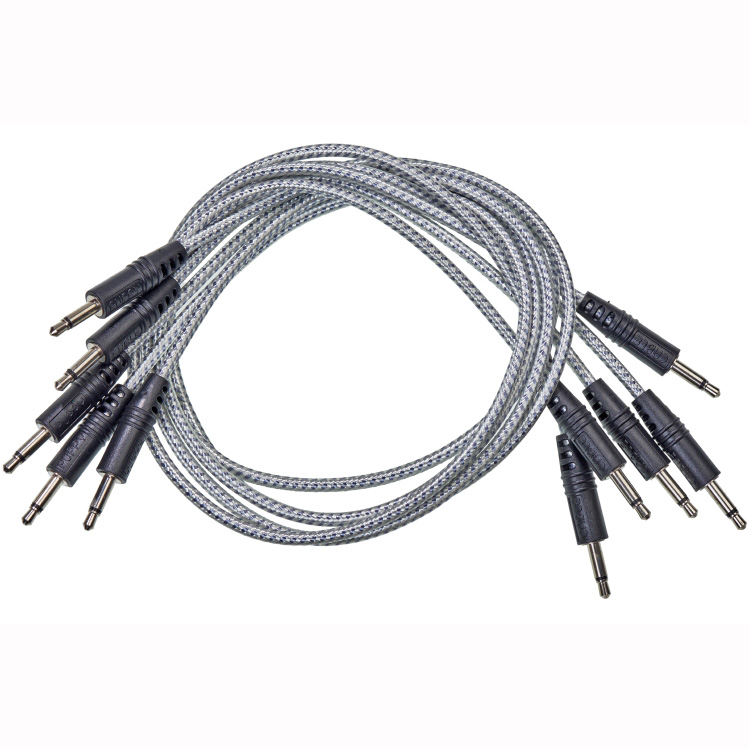 CablePuppy cable 45 cm (5 Pack) white-silver Аксессуары для музыкальных инструментов