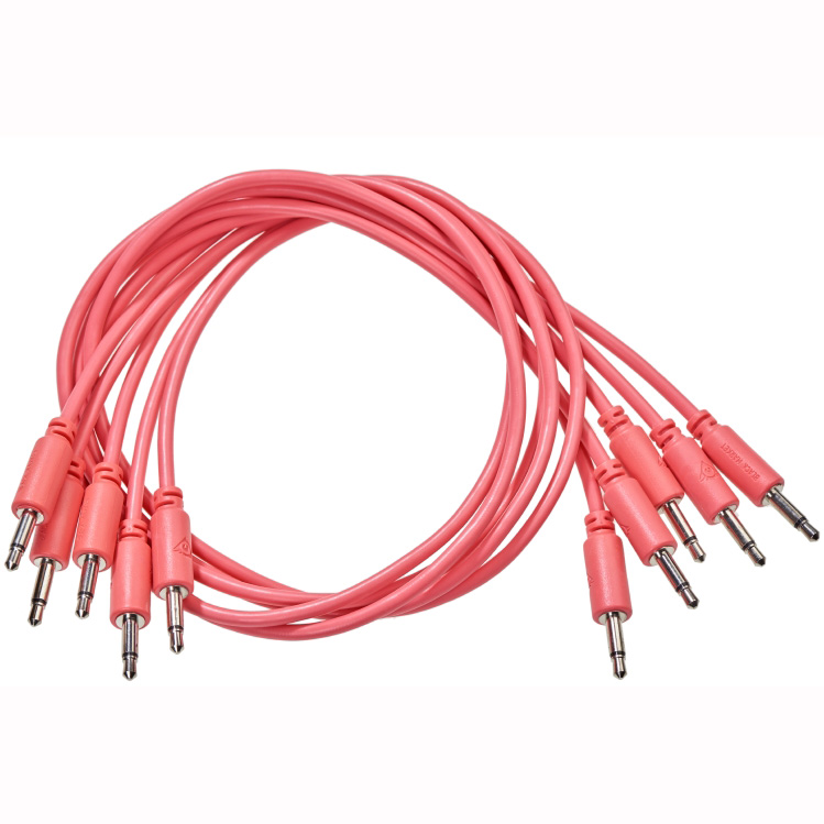 Black Market Modular Patch Cable 5-pack 100 cm peach Аксессуары для музыкальных инструментов