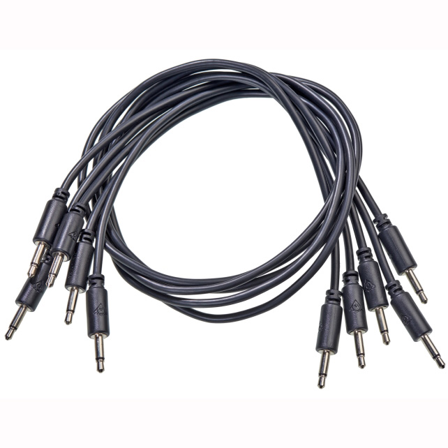 Black Market Modular Patch Cable 5-pack 150 cm black Аксессуары для музыкальных инструментов