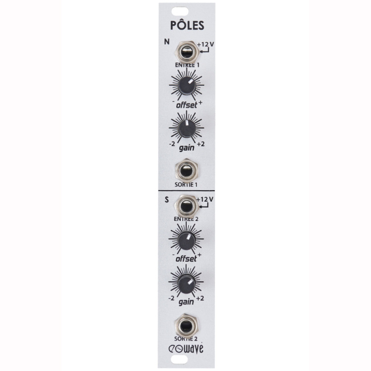 eowave Poles Dual CV Processor, black Eurorack модули