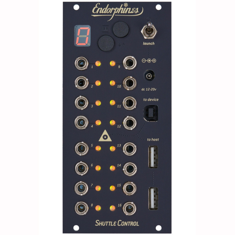 Endorphin.es BLCK_Shuttle Control Eurorack модули