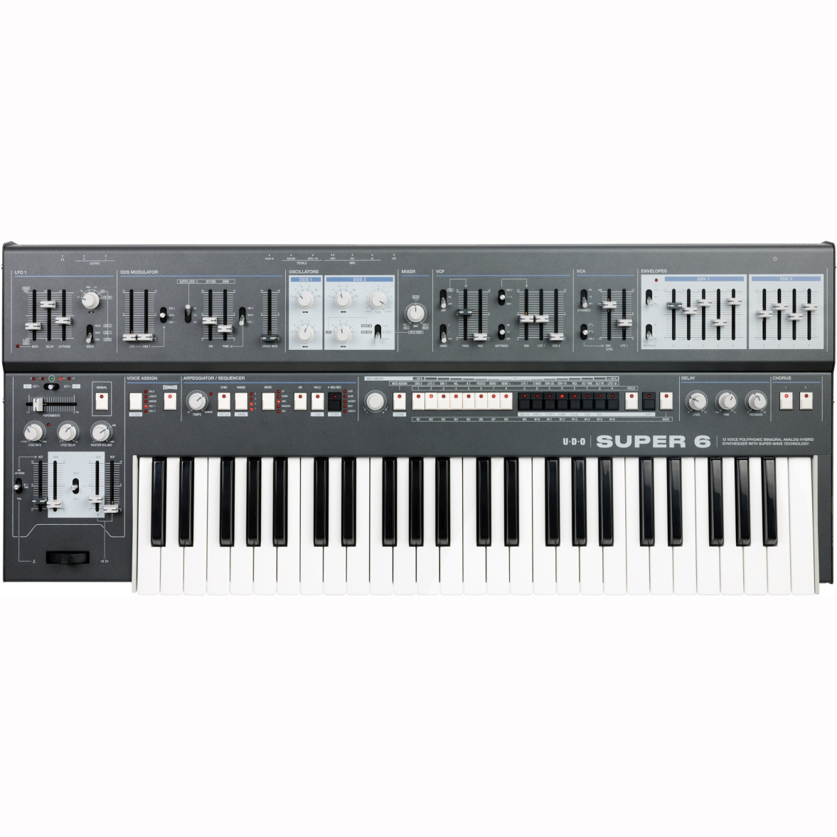 UDO Audio Super 6 Keyboard black UDO Audio Super 6 Keyboard black Гибридные синтезаторы