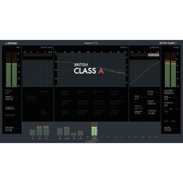 Softube British Class A for Console 1 Цифровые лицензии