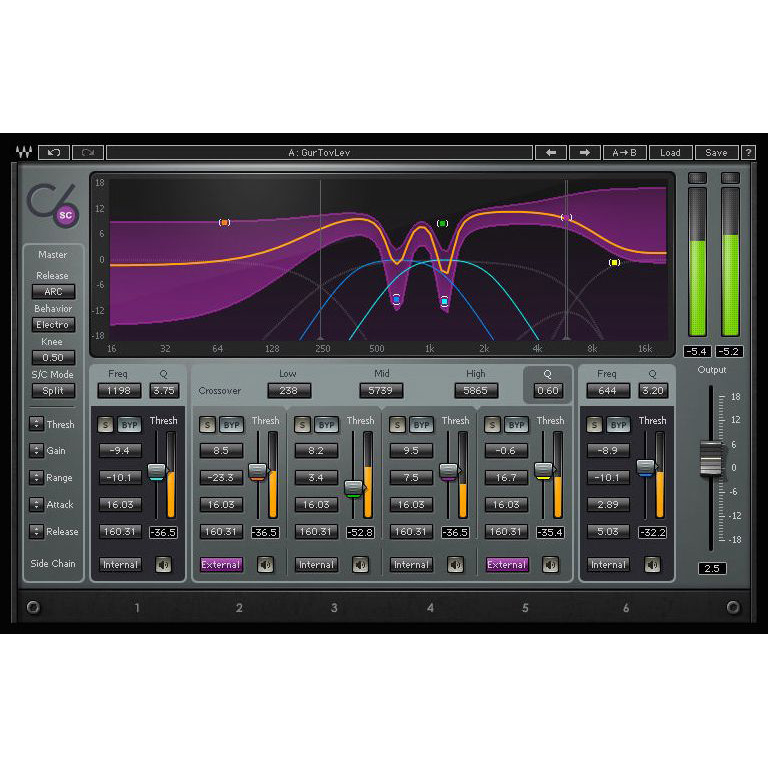 Waves C6 Multiband Compressor Цифровые лицензии