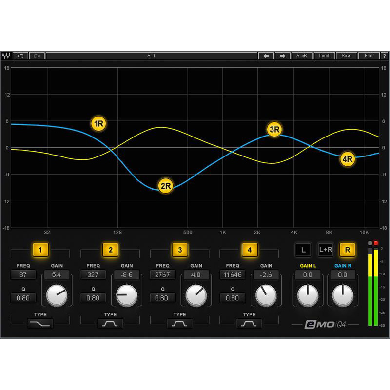 Waves eMo Q4 Equalizer Цифровые лицензии