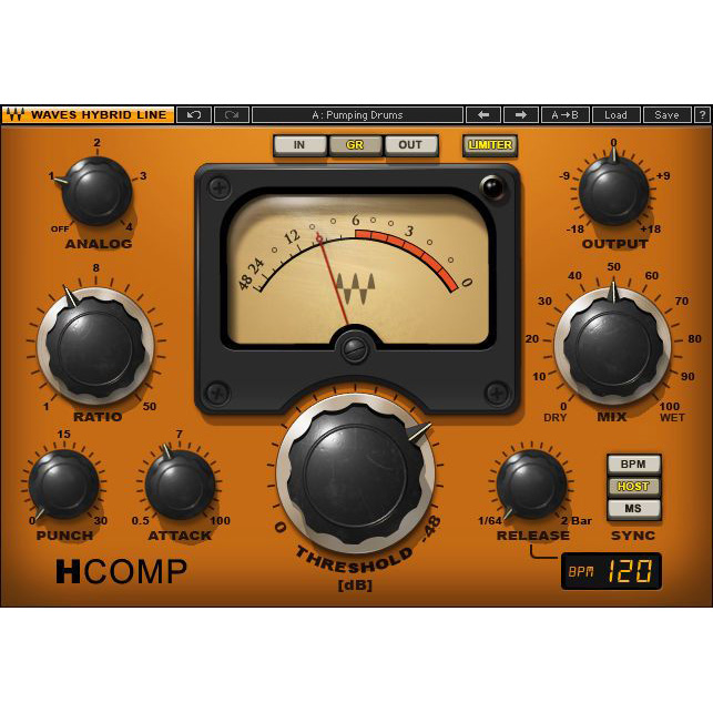 Waves H-Comp Hybrid Compressor Цифровые лицензии