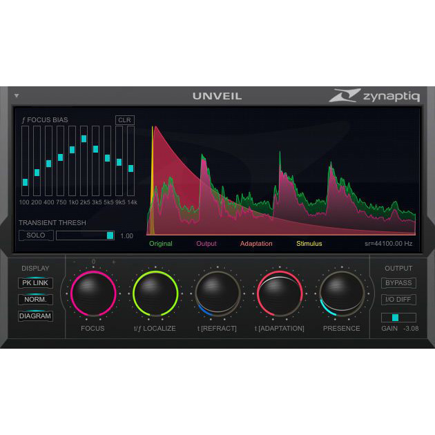 Zynaptiq Unveil Цифровые лицензии
