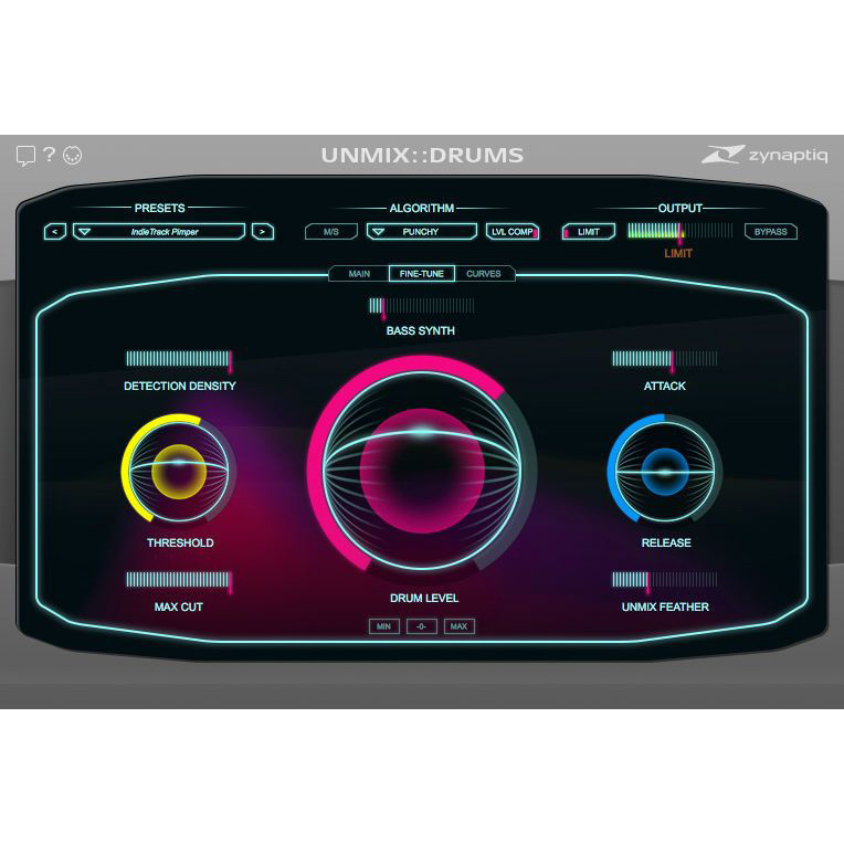 Zynaptiq Unmix::Drums Цифровые лицензии