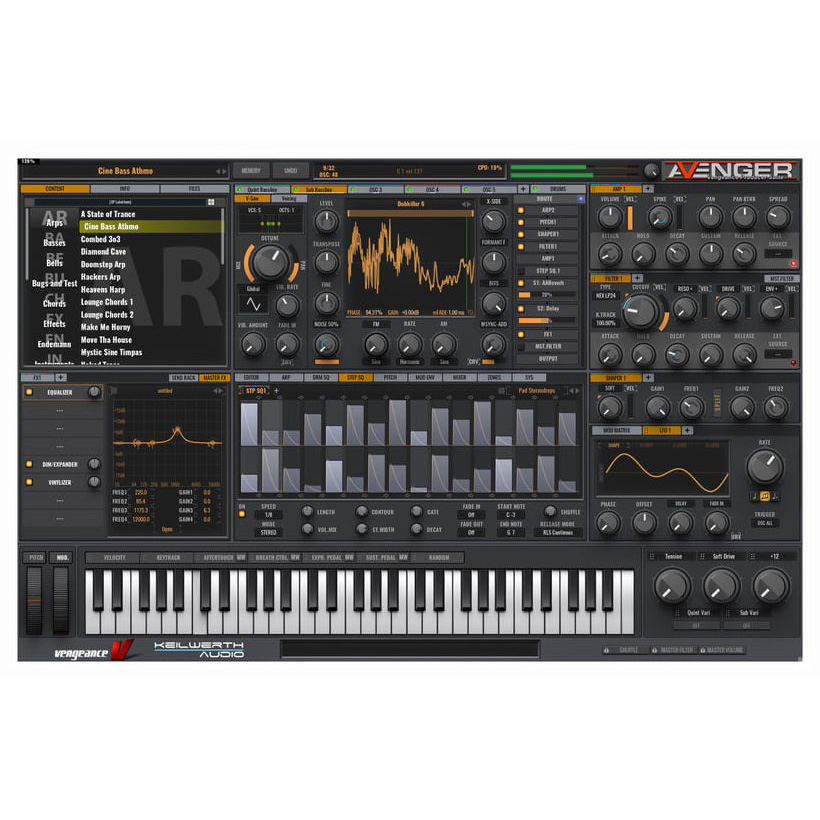 Vengeance-Sound VPS Avenger Цифровые лицензии