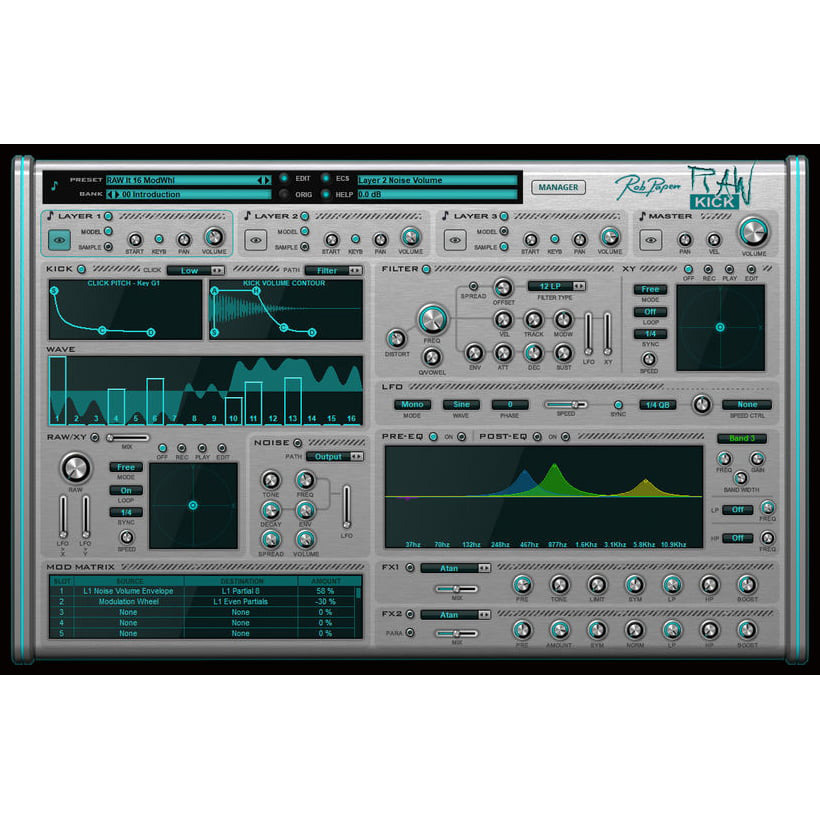Rob Papen RAW-Kick Цифровые лицензии