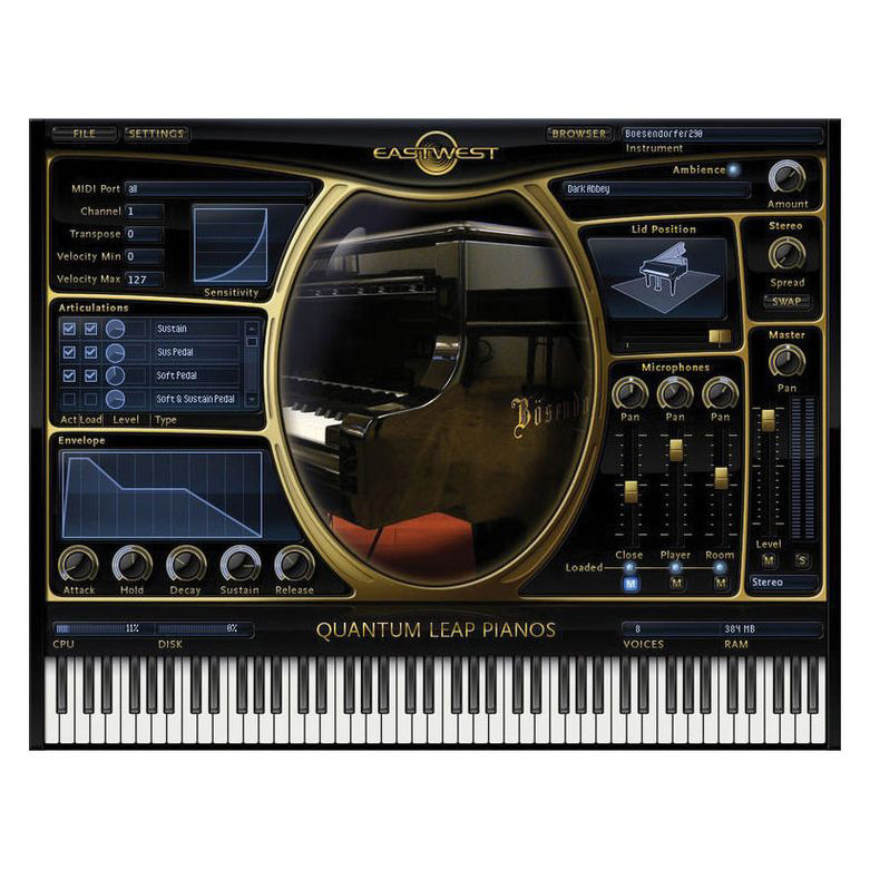 EastWest Steinway D Platinum Цифровые лицензии