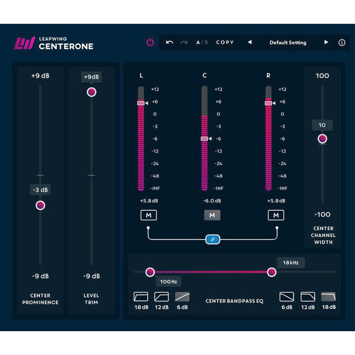 Leapwing Audio CenterOne Цифровые лицензии