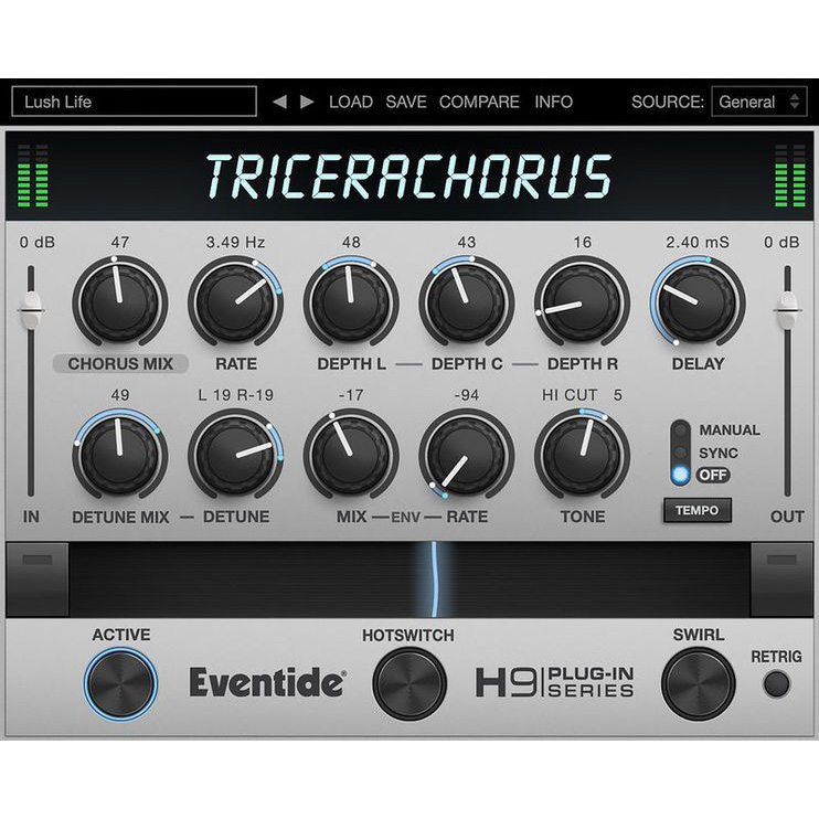 Eventide TriceraChorus Цифровые лицензии