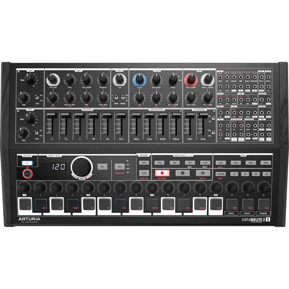 Arturia MiniBrute 2S Noir Arturia MiniBrute 2S Noir Настольные аналоговые синтезаторы