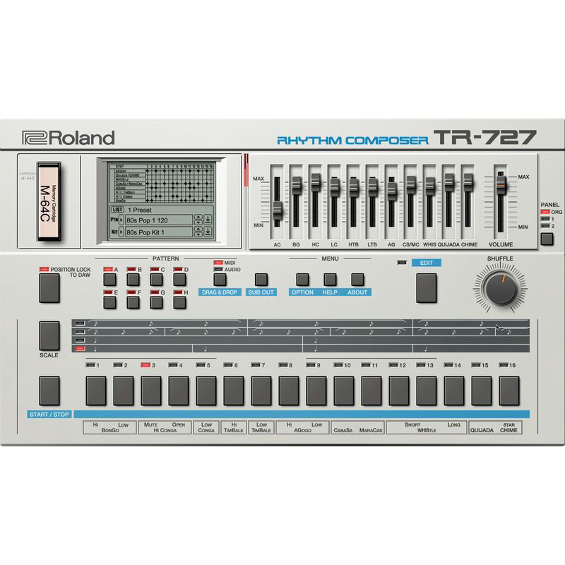 Roland Cloud TR-727 Цифровые лицензии