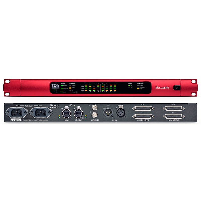 Focusrite RedNet A16R АЦП-ЦАП преобразователи