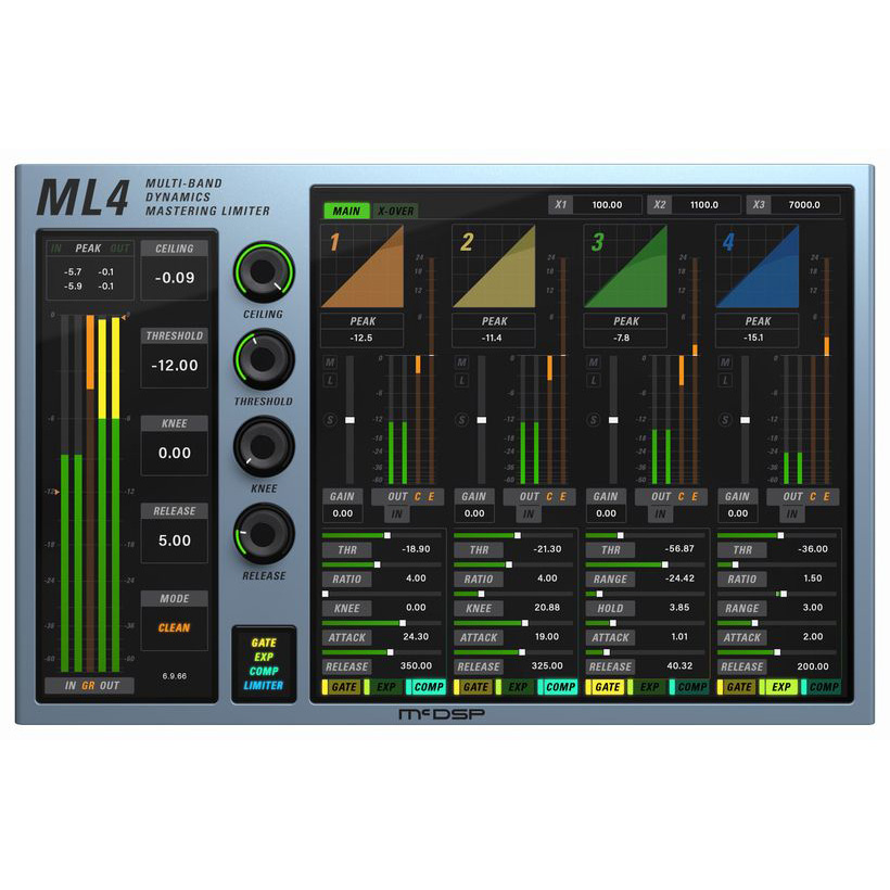 McDSP ML4000 HD Цифровые лицензии