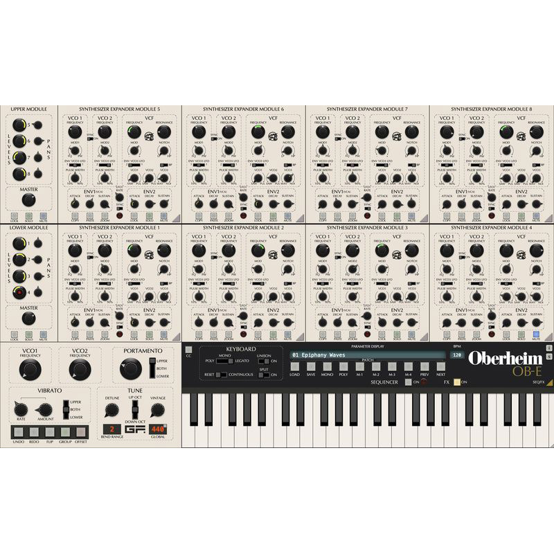 GForce Oberheim Bundle Цифровые лицензии