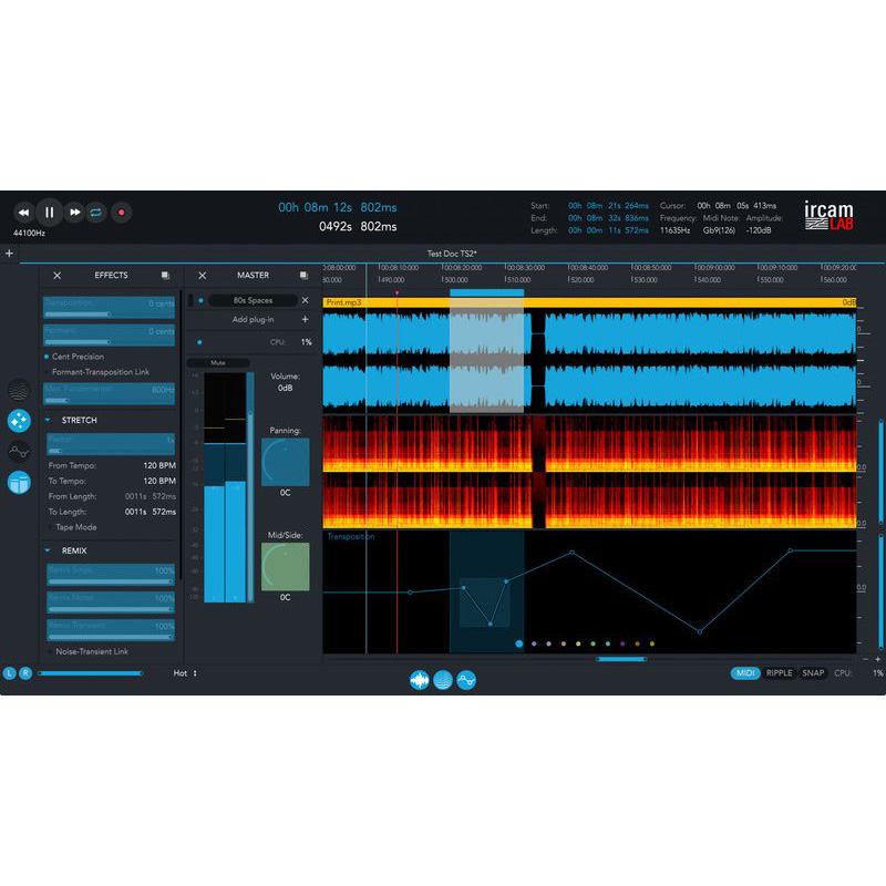IrcamLAB TS2 Цифровые лицензии