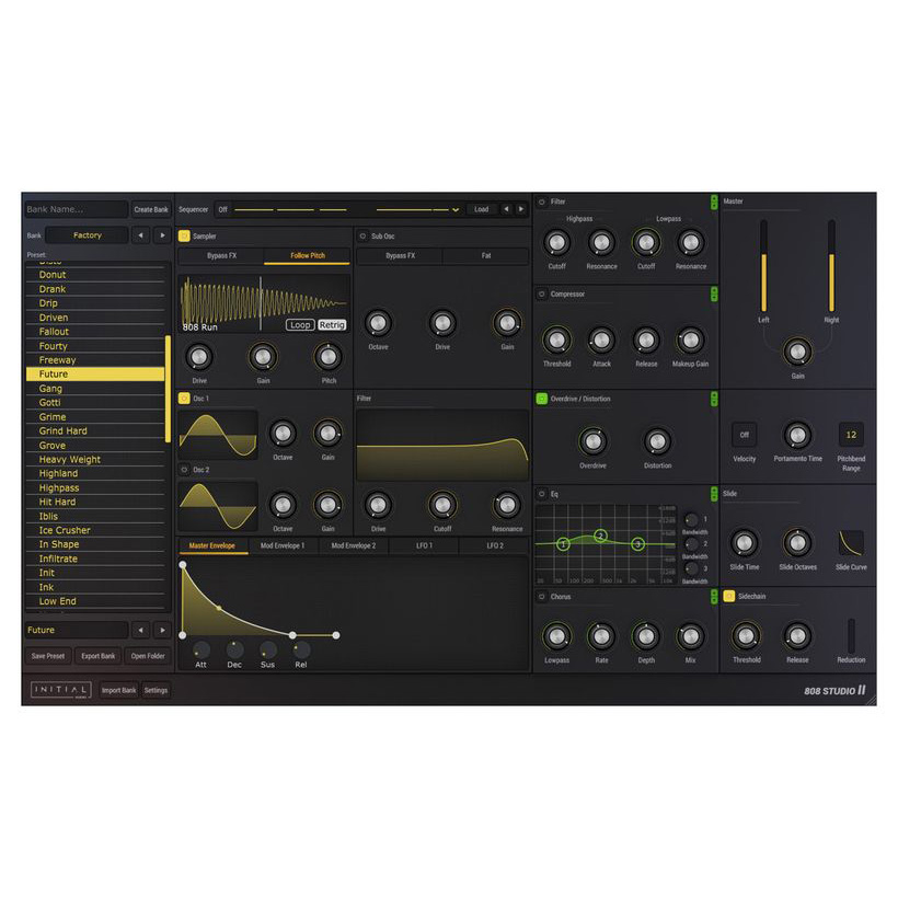 Initial Audio 808 Studio Цифровые лицензии