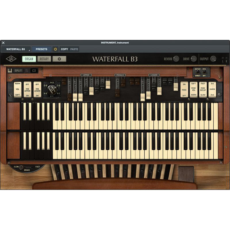 Universal Audio Waterfall B3 Native Цифровые лицензии