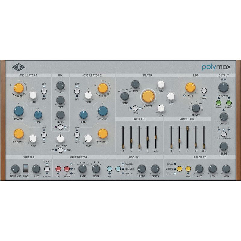 Universal Audio PolyMAX Synth Native Цифровые лицензии
