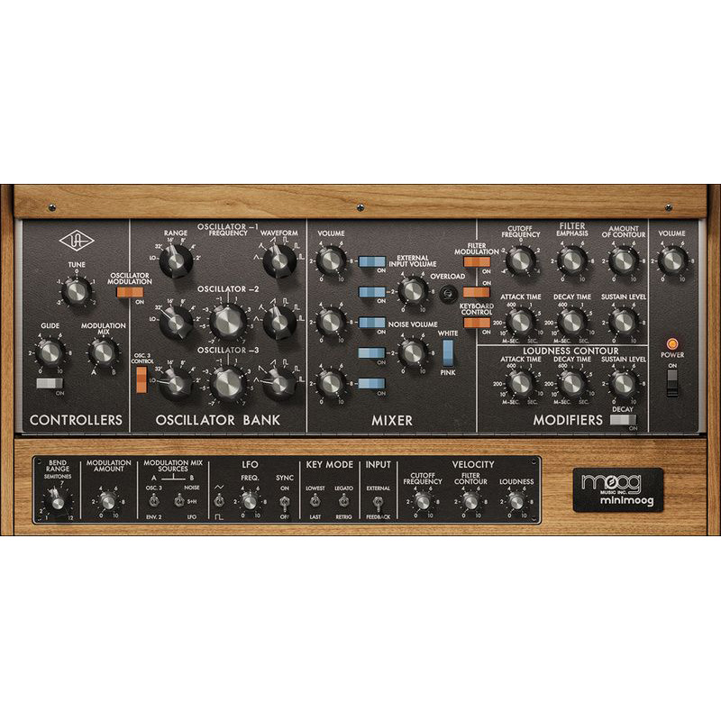 Universal Audio Moog Minimoog Native Цифровые лицензии