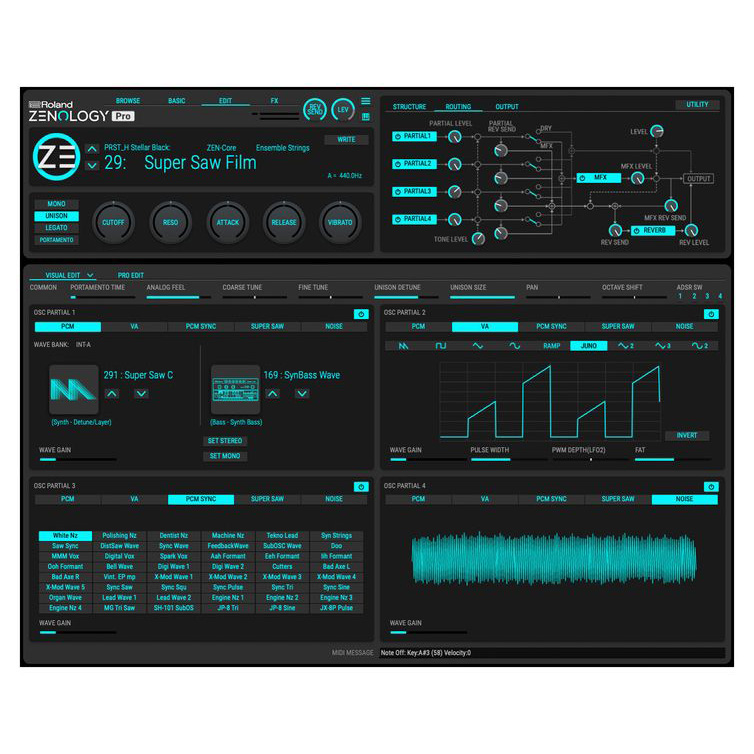 Roland Cloud Zenology Pro Цифровые лицензии