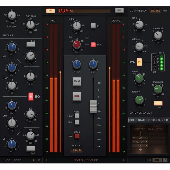 SSL 4K B Цифровые лицензии