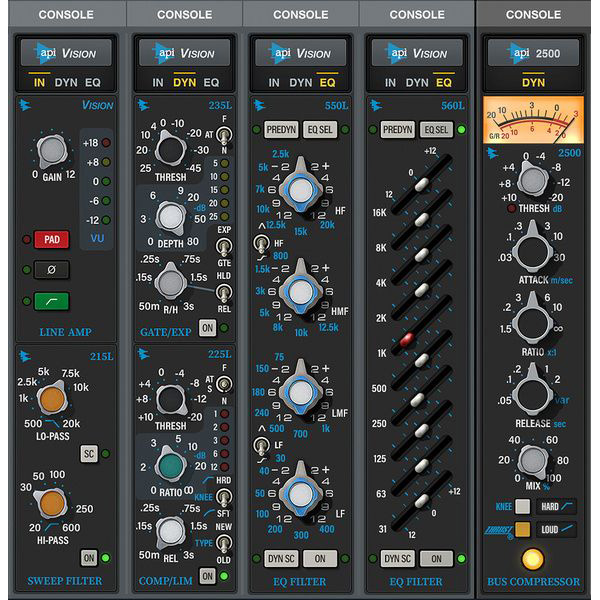 Universal Audio LUNA API Vision Console Bundle Цифровые лицензии