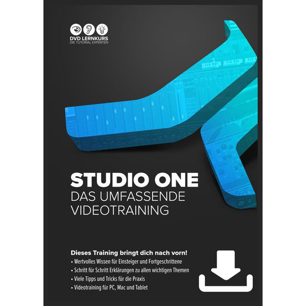 DVD Lernkurs Hands on Presonus Studio One Цифровые лицензии