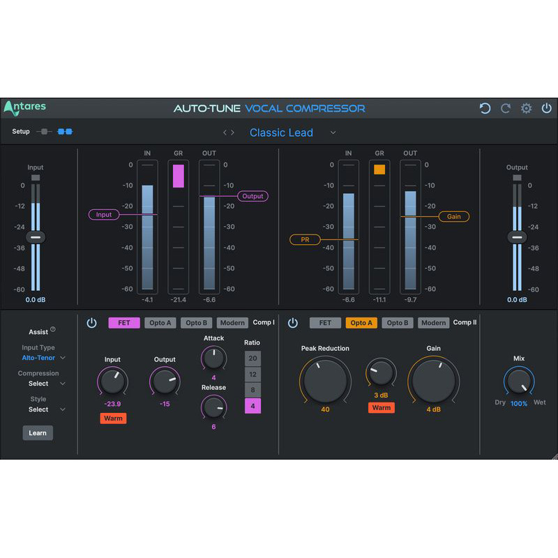 Antares Auto-Tune Vocal Compressor Цифровые лицензии