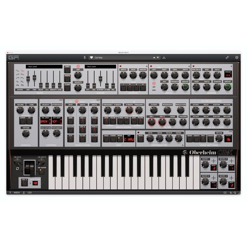GForce OB-X Цифровые лицензии