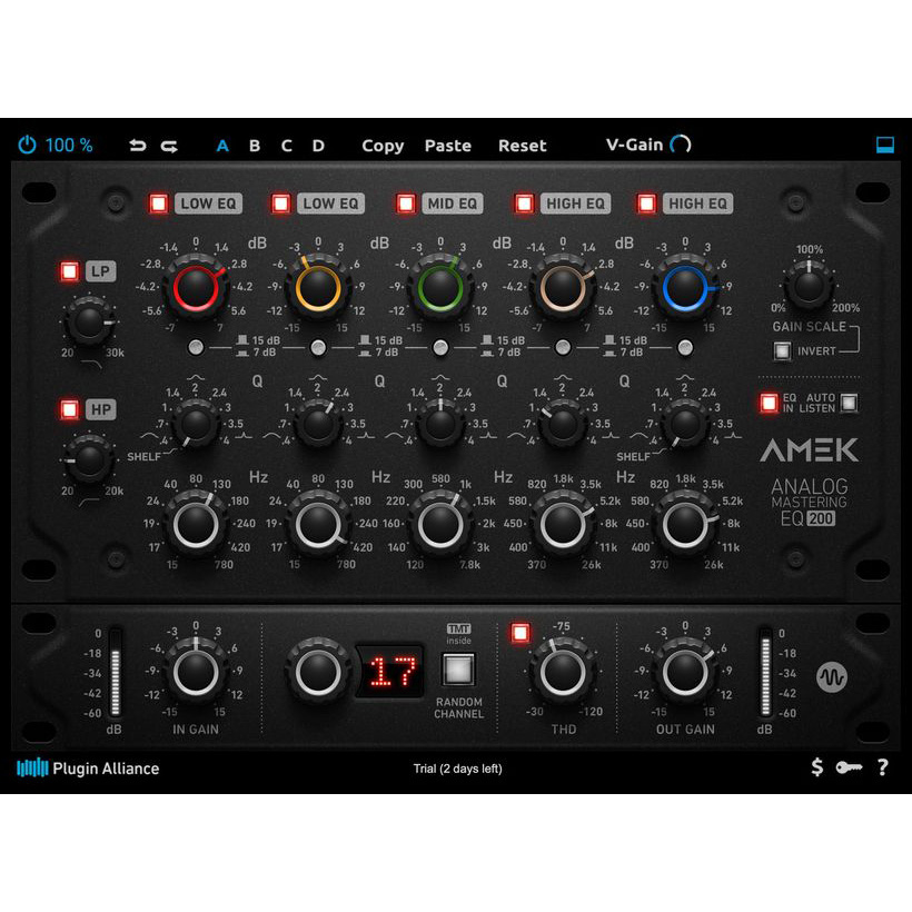 Plugin Alliance Amek EQ 200 Цифровые лицензии