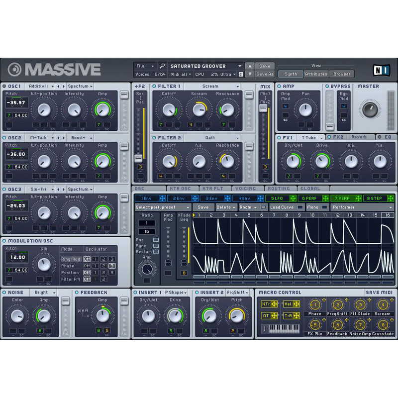 Native Instruments Massive Цифровые лицензии