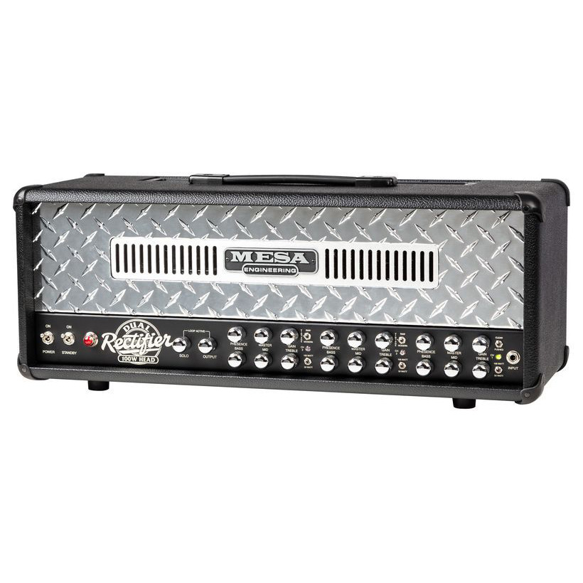 Mesa/Boogie Dual Rectifier 100-watt Tube Head - Diamond Faceplate Mesa/Boogie Dual Rectifier 100-watt Tube Head - Diamond Faceplate Усилители для электрогитар