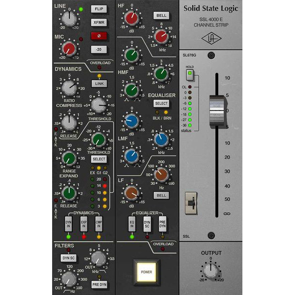 Universal Audio SSL 4000 E Channel Strip Цифровые лицензии