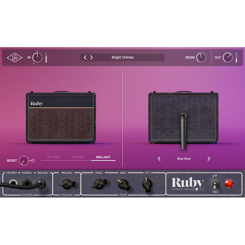 Universal Audio Ruby '63 Top Boost Amp Цифровые лицензии