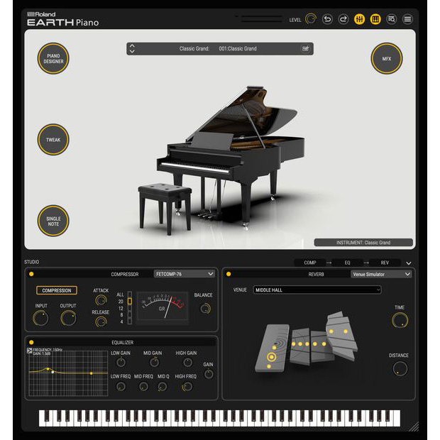 Roland Cloud Earth Piano Цифровые лицензии