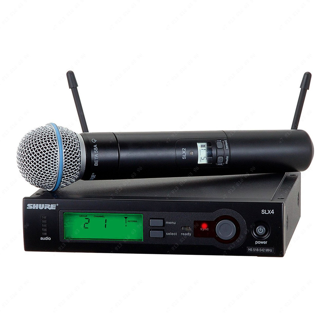 Shure SLX24E/SM58 P4 Shure SLX24E/SM58 P4 Вокальные радиосистемы