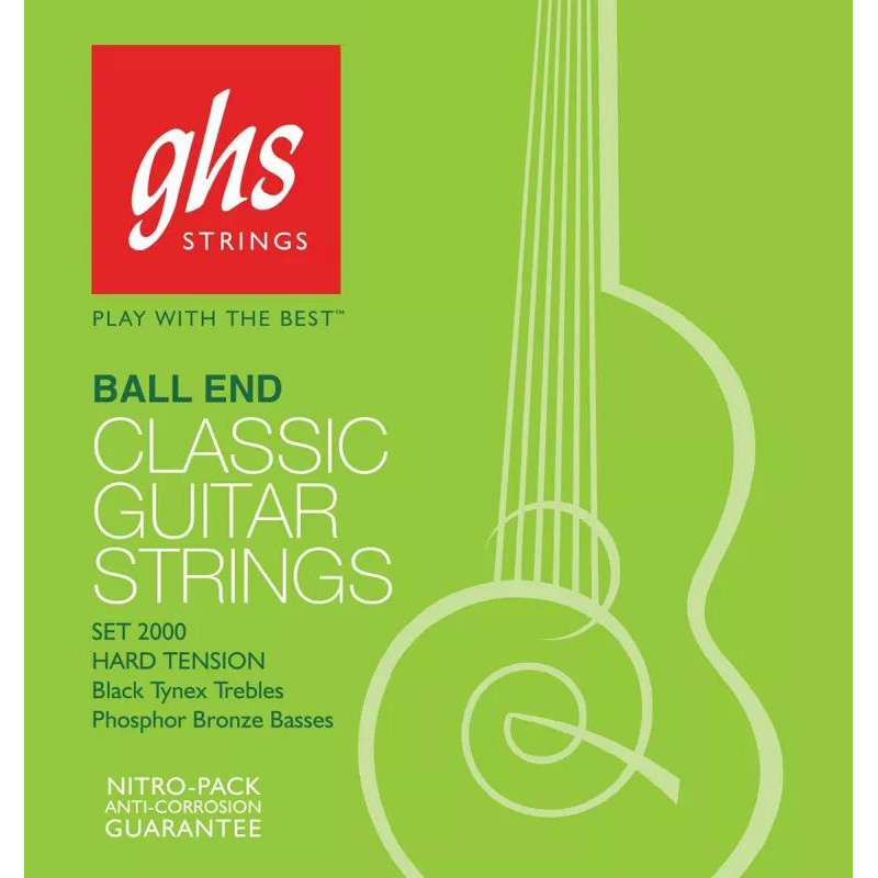 GHS SET 2000 BALL GHS SET 2000 BALL Струны для классических гитар