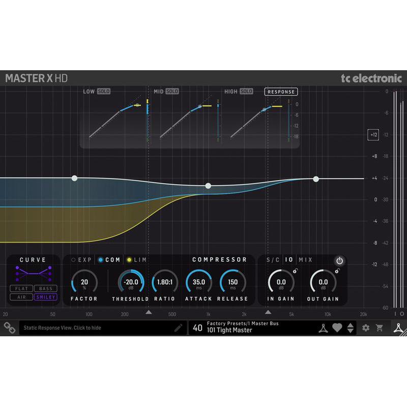 tc electronic Master X HD Multiband Dynamics Цифровые лицензии